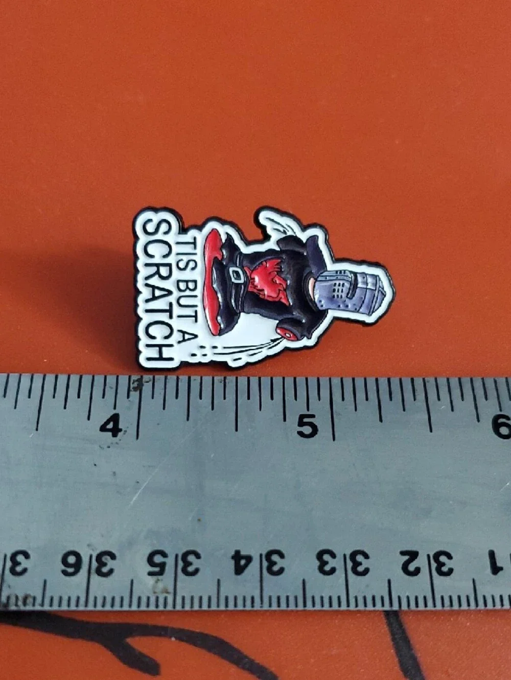 Jewelry | Tis But A Scratch Enamel Pin | Poshmark